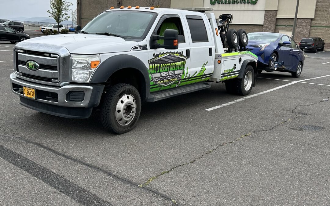 Safe Toyota Prius Tow from Sportsman’s Warehouse in Medford to Merlin, OR